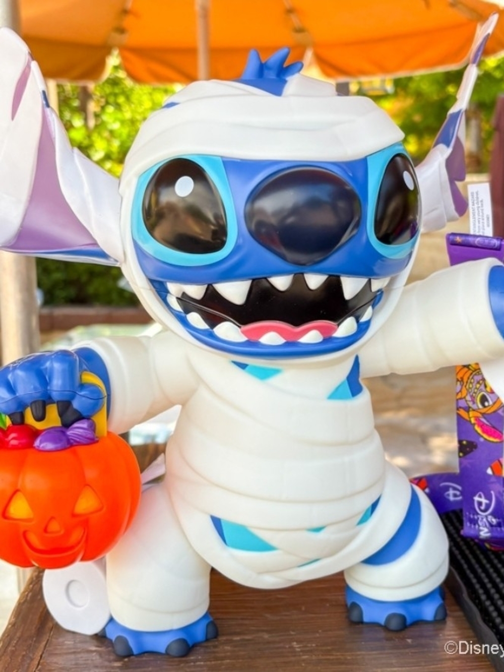 Disney Stitch Mummy Costume 2025 Popcorn Bucket